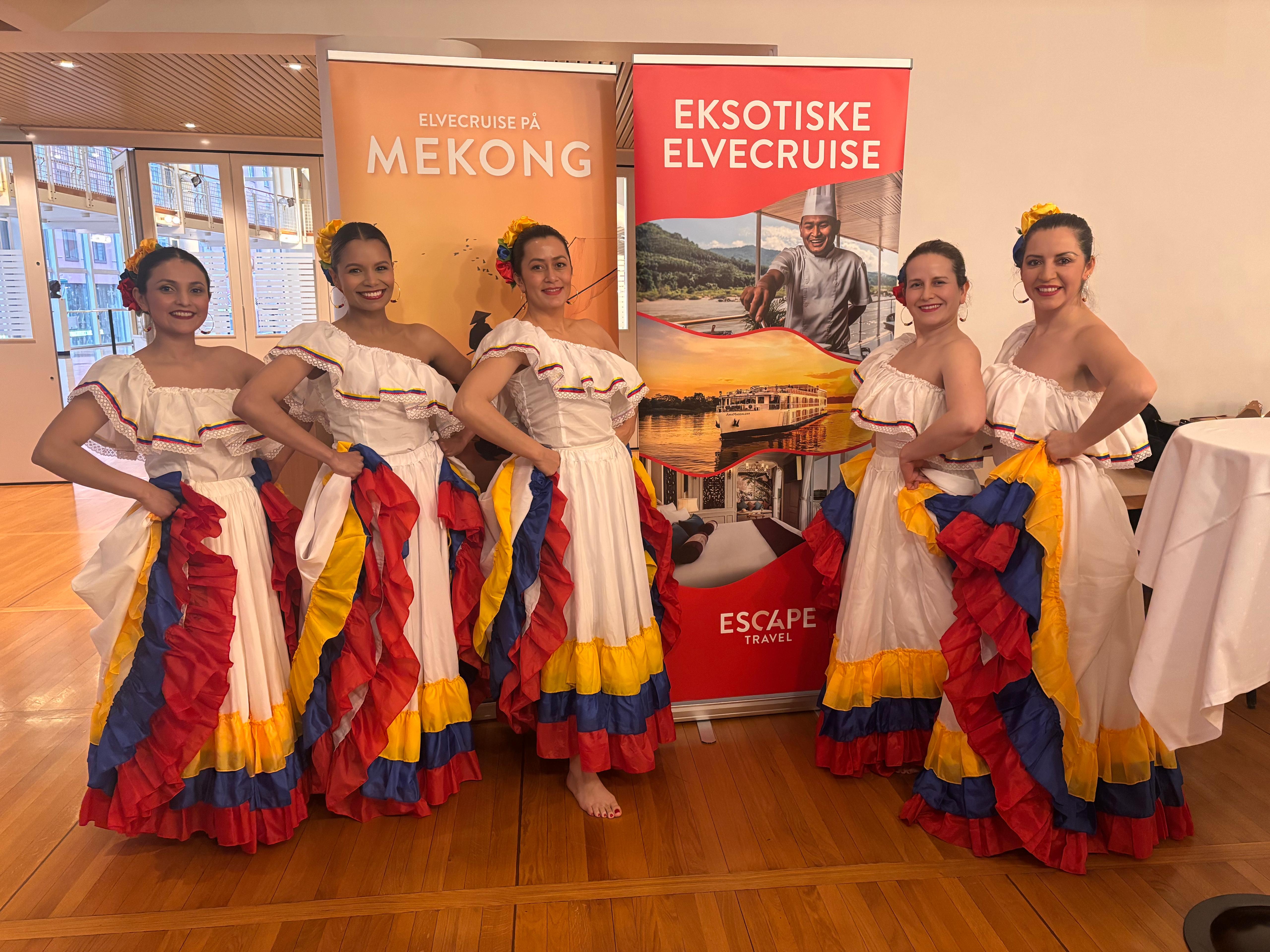 El turismo y la cultura colombiana brillaron en una noche memorable en el Den Norske Teatret