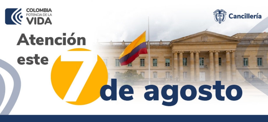 La Embajada de Colombia en Noruega y su sección consular no tendrán atención al público el 7 de agosto de 2023 con ocasión del Día de la Batalla de Boyacá